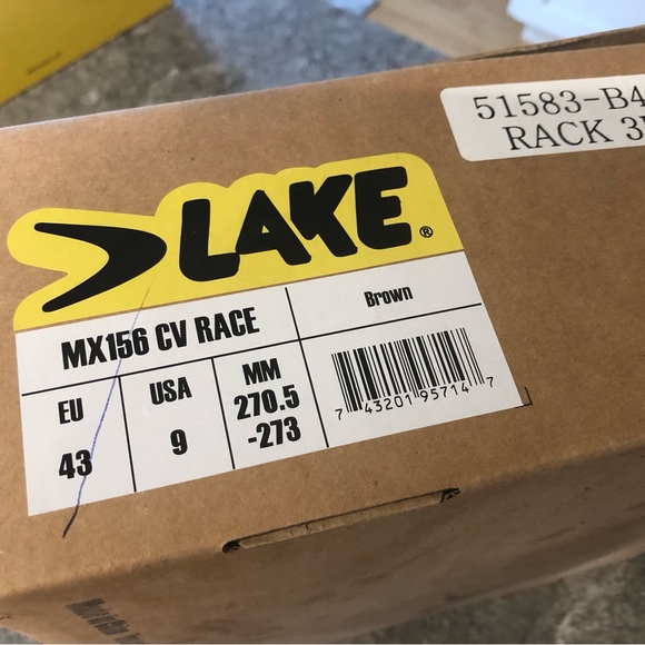 LAKE MX156 CV RACE MEN’S MTB MID-SHOES (SZ 43 EU / 9 US / 270.5-273MM) (NEW!) - Picture 7 of 8